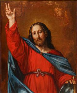 Scuola centro italiana, XVIII secolo, Cristo benedicente
